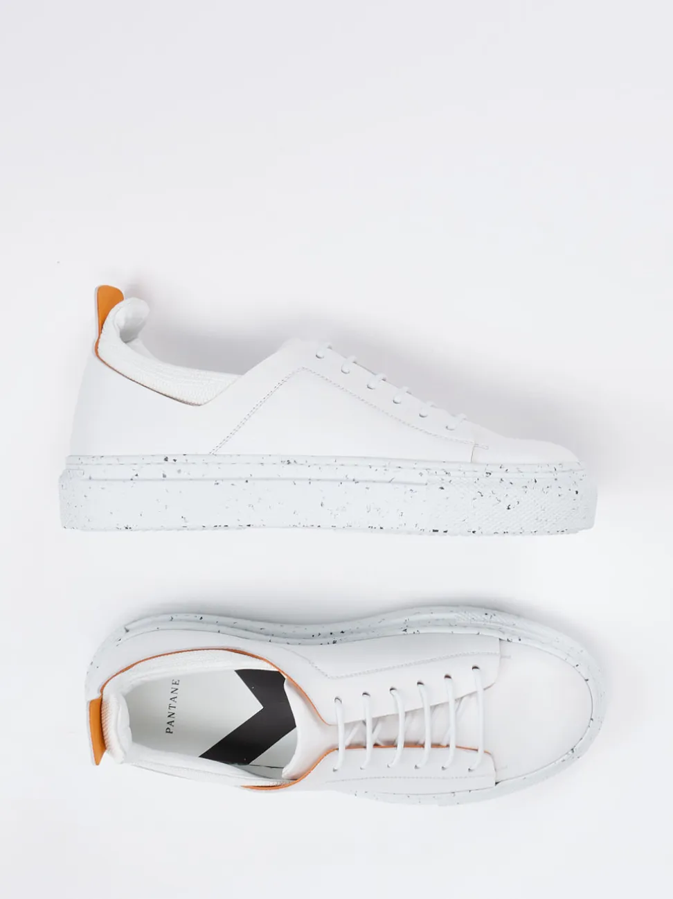 Pantanetti – Sneaker aus Kalbleder mit Farbdetails