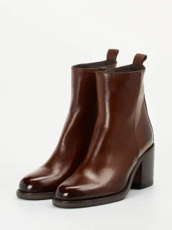 Pantanetti – Stiefeletten aus Büffelleder Dunkelbraun