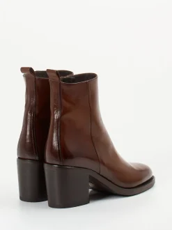 Pantanetti – Stiefeletten aus Büffelleder Dunkelbraun