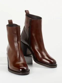 Pantanetti – Stiefeletten aus Büffelleder Dunkelbraun