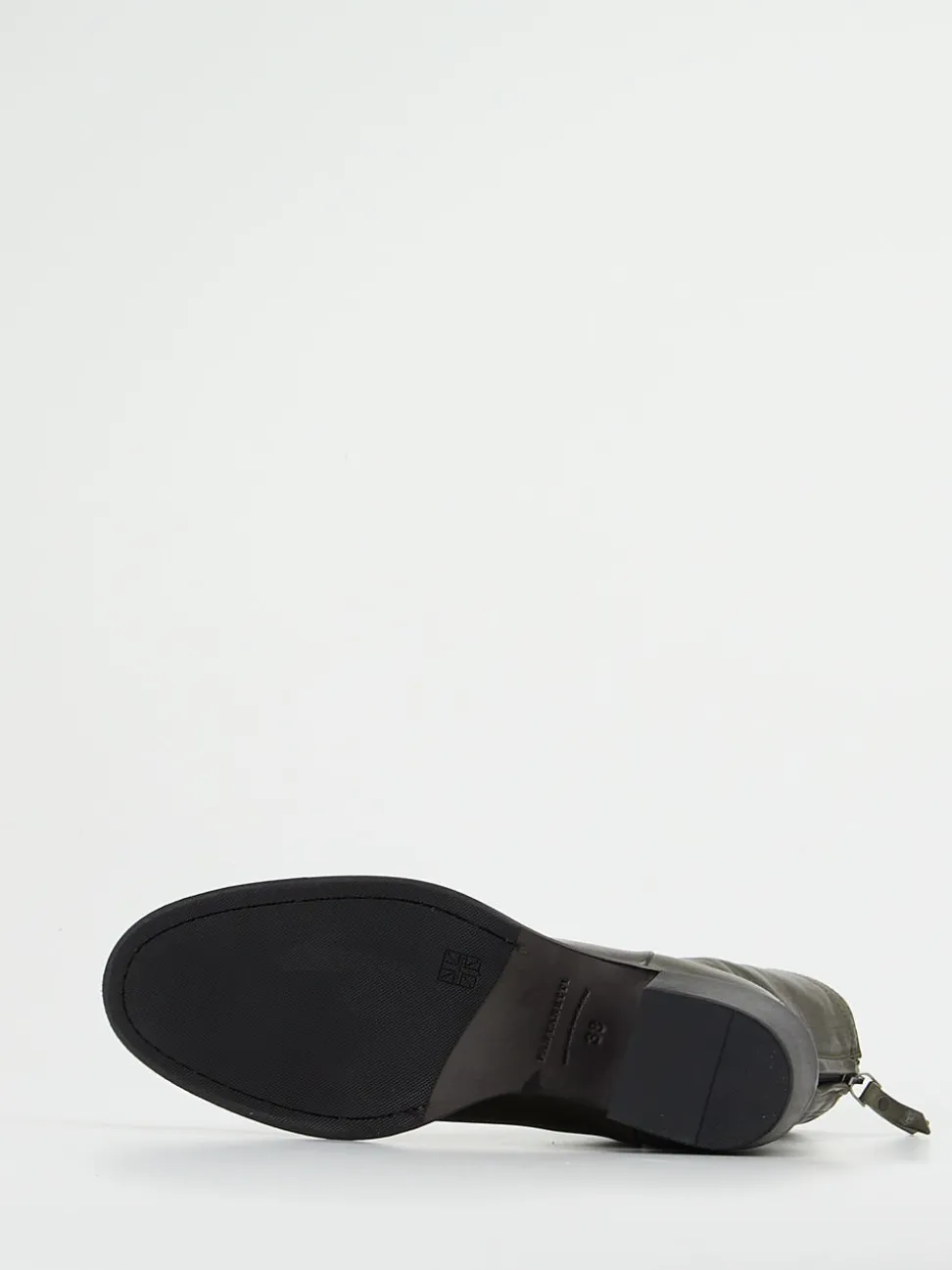 Pantanetti – Stiefeletten aus Lammleder Olivgrau