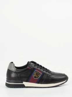 Pantofola d’Oro – Retro-Sneaker aus Kalbleder schwarz