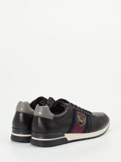 Pantofola d’Oro – Retro-Sneaker aus Kalbleder schwarz