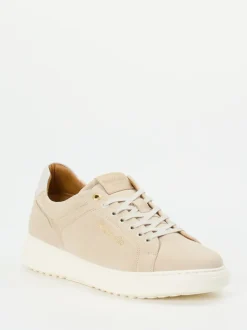 Pantofola d’Oro – Sneaker aus Veloursleder beige
