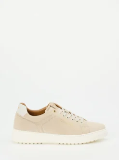 Pantofola d’Oro – Sneaker aus Veloursleder beige
