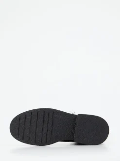 Papucei – Combat-Stiefelette aus Kalbleder schwarz