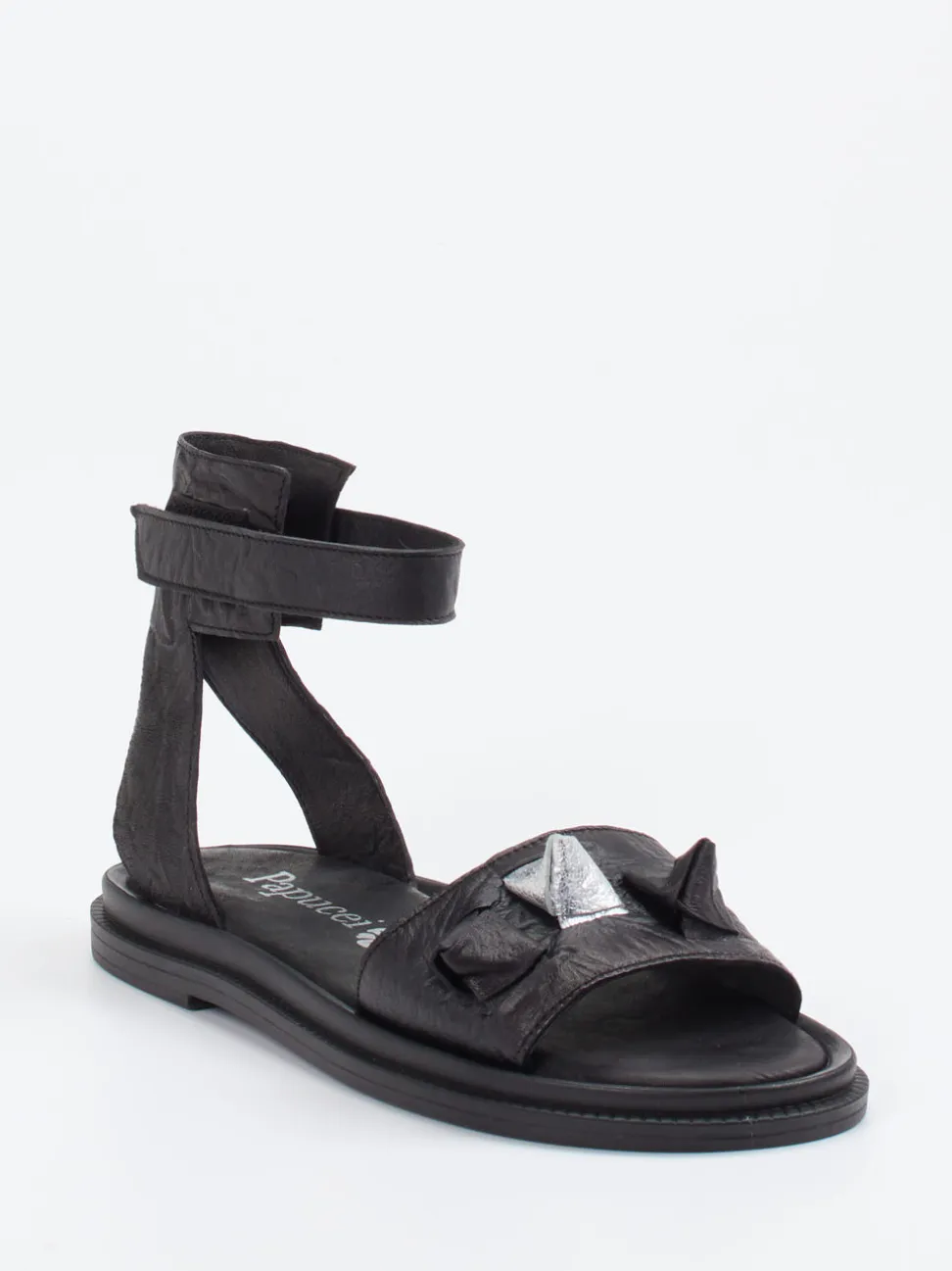 Papucei – Sandalen aus Kalbleder Schwarz