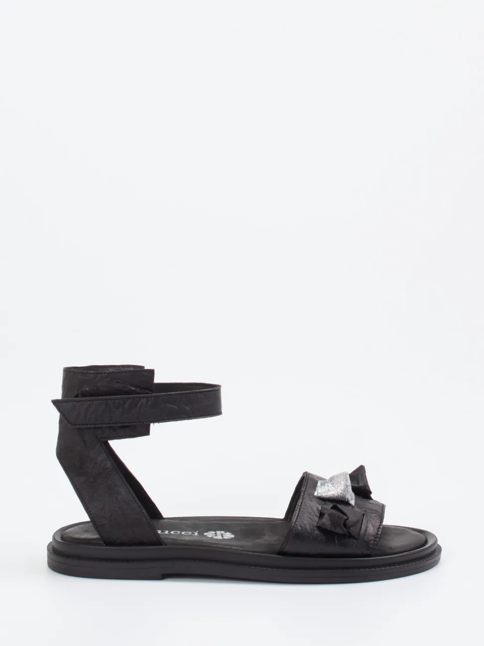Papucei – Sandalen aus Kalbleder Schwarz