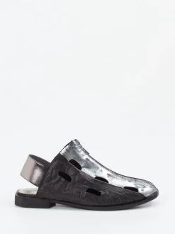 Papucei – Slingpumps aus Velourleder in Schwarz