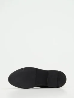 Papucei – Stiefeletten aus Metallic-Kalbleder bronzebraun