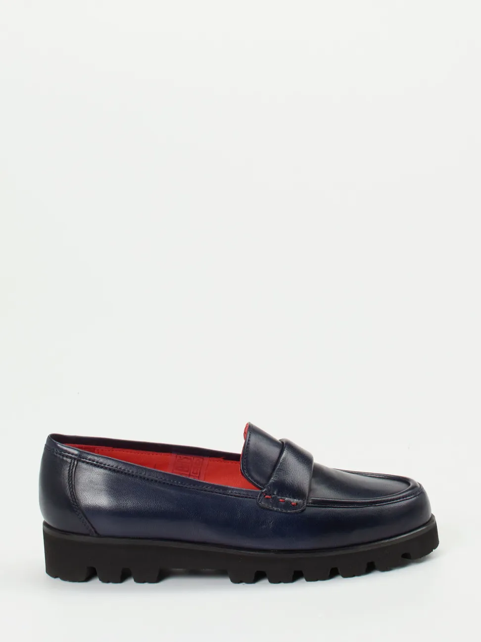 Pas de Rouge – Loafer aus Lammleder Dunkelblau