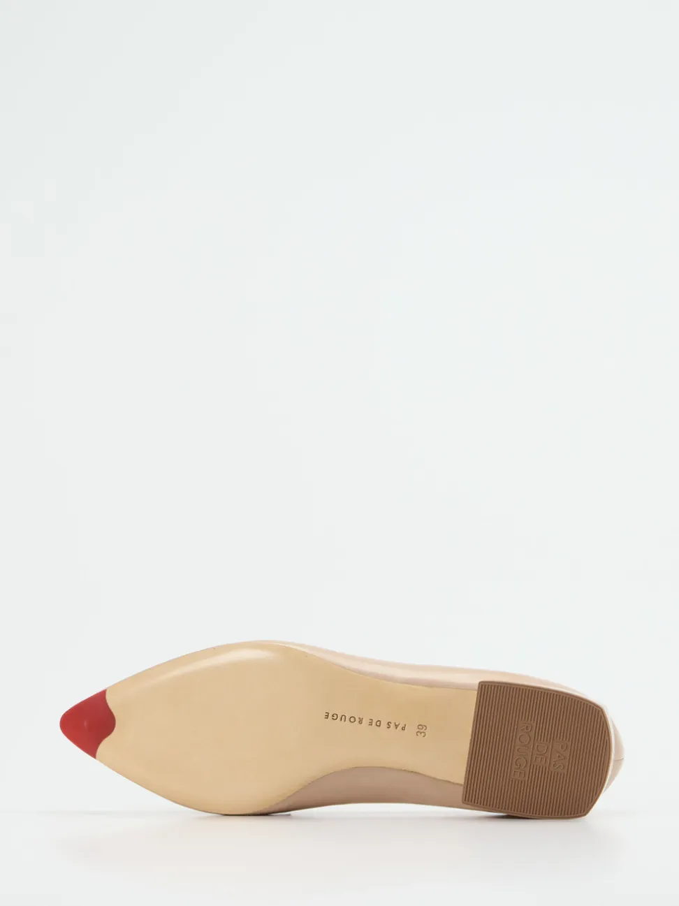 Pas de Rouge – Loafer aus Lammleder beige