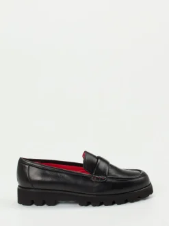 Pas de Rouge – Loafer aus Lammleder Schwarz