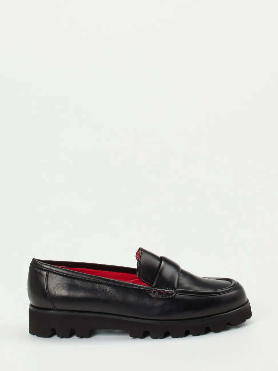 Pas de Rouge – Loafer aus Lammleder Schwarz