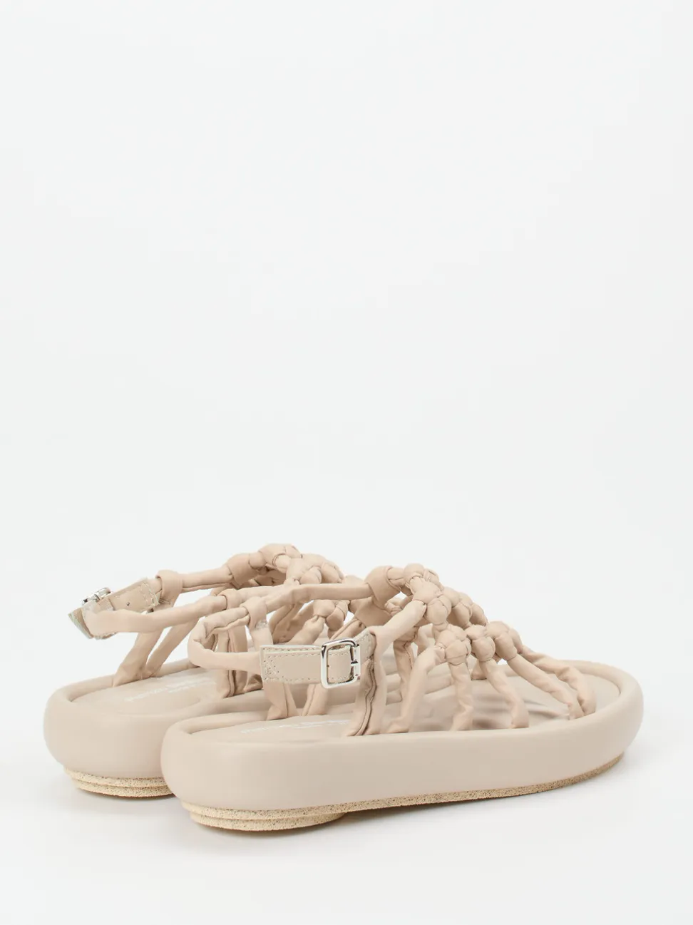 Patrizia Bonfanti – Riemchensandale aus Lammleder beige