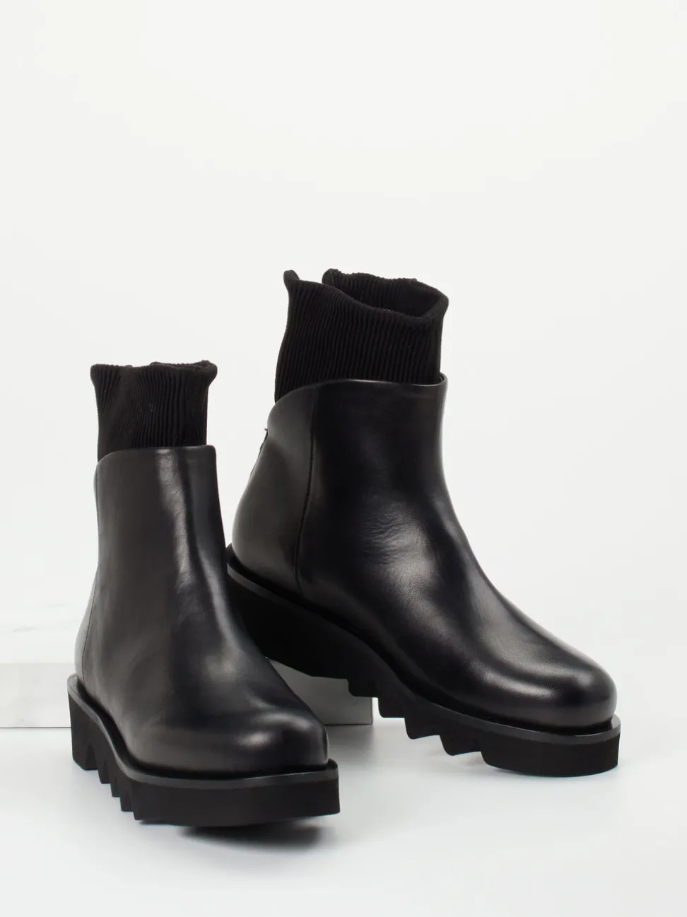 Patrizia Bonfanti – Stiefelette aus Kalbleder Schwarz