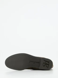 Paul Green – Biker-Stiefelette aus Veloursleder Braun