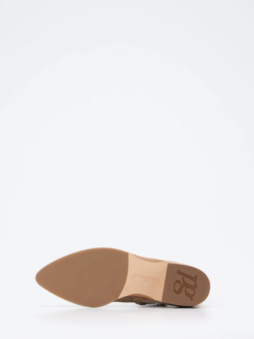 Paul Green – Chelsea Boots aus Veloursleder sandbeige