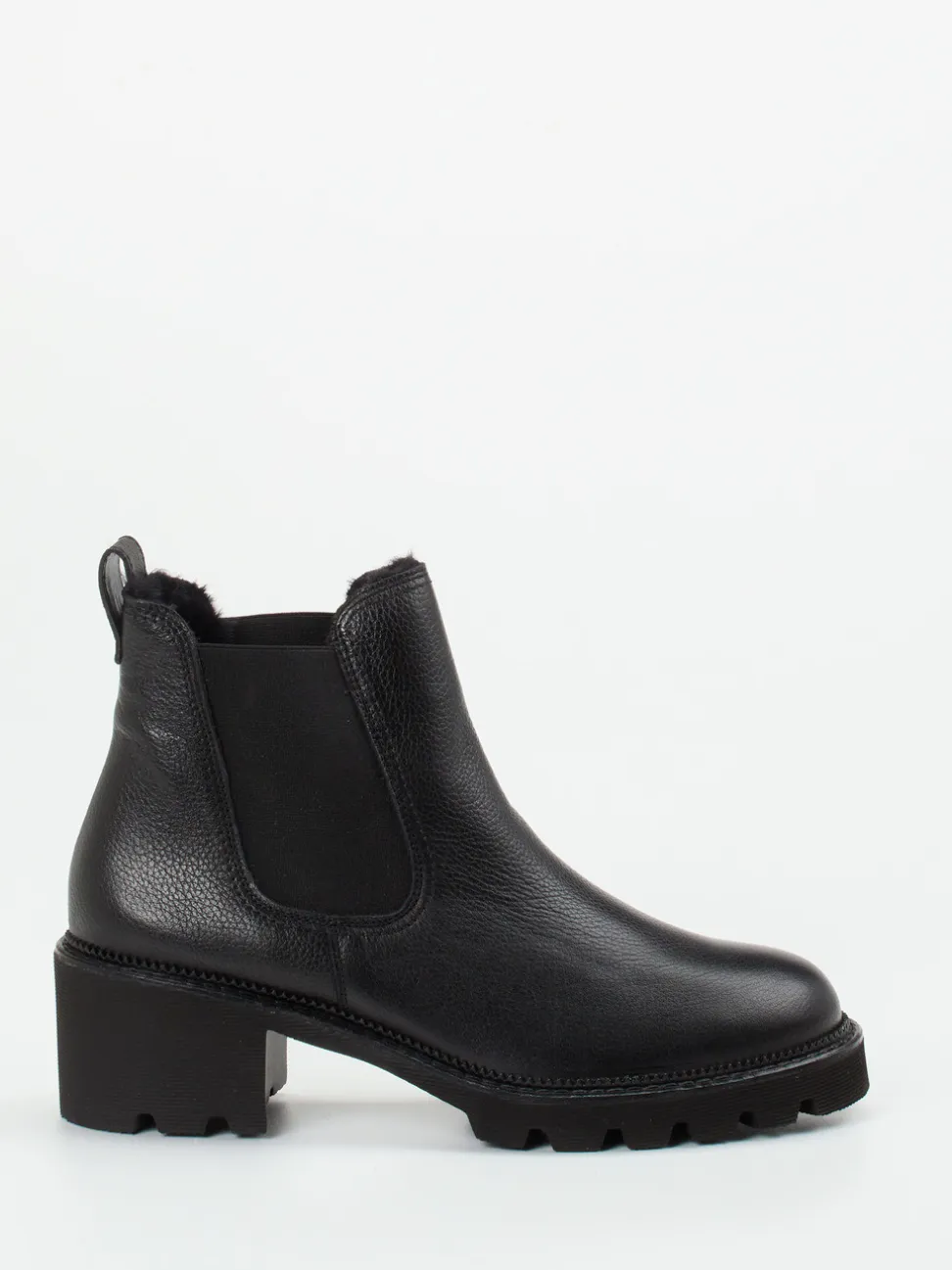 Paul Green – Chelsea Boots aus Kalbleder Schwarz