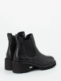 Paul Green – Chelsea Boots aus Kalbleder Schwarz