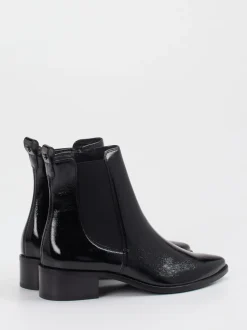 Paul Green – Chelsea Boots aus Lackleder schwarz