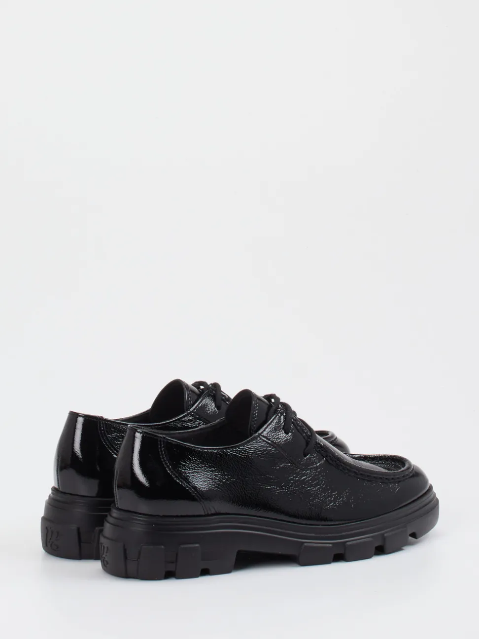 Paul Green – Chunky Derby aus Lackleder Schwarz