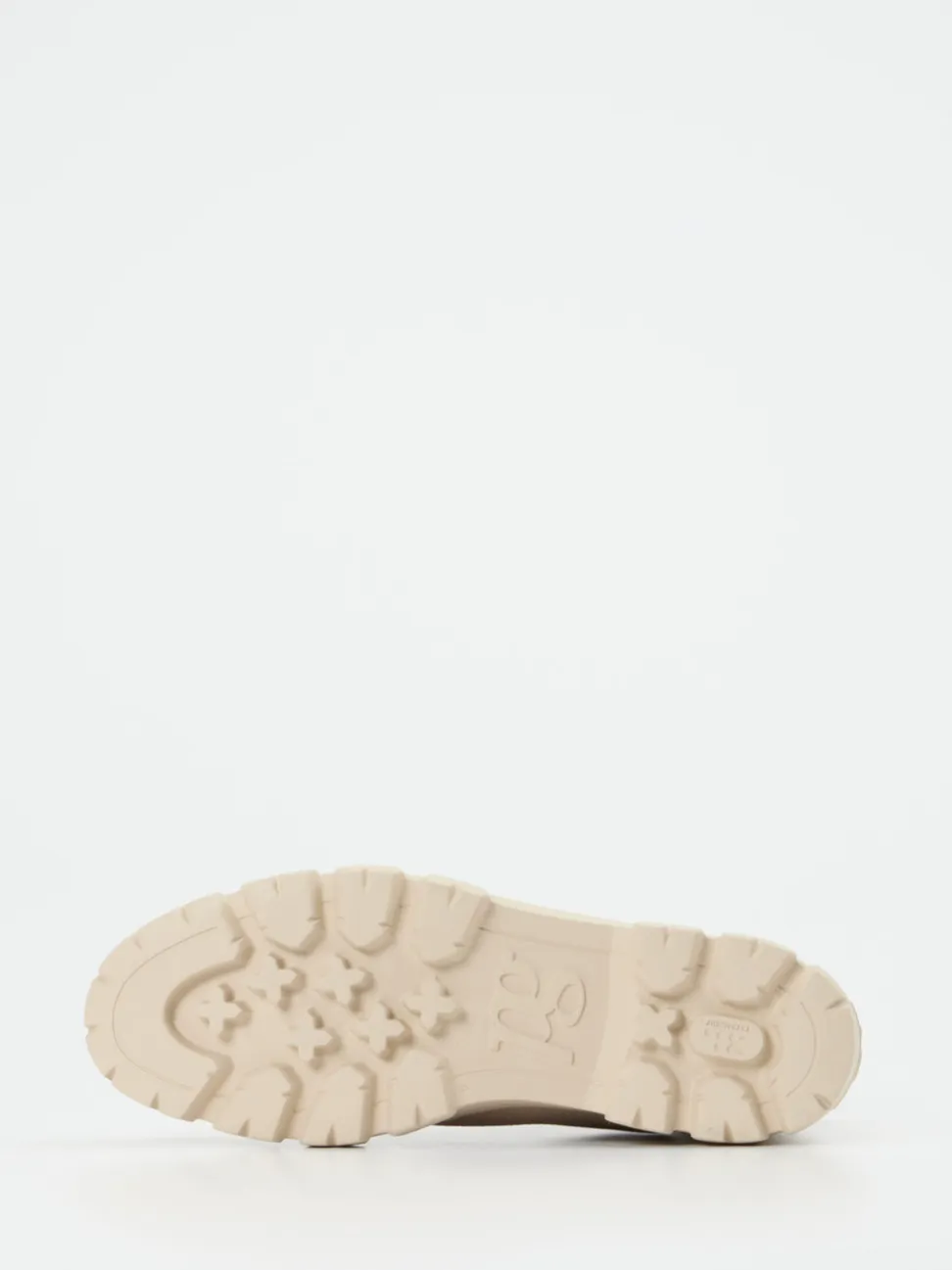 Paul Green – Chunky-Schnürboots aus Nubukleder Beige