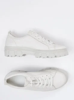 Paul Green – Chunky-Sneaker aus Kalbleder Off-White