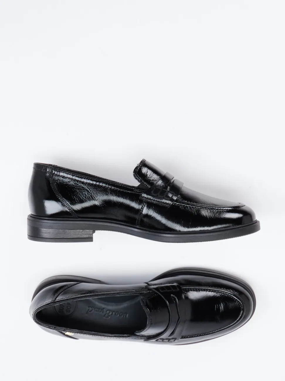 Paul Green – Damen-Loafer aus Lackleder Schwarz