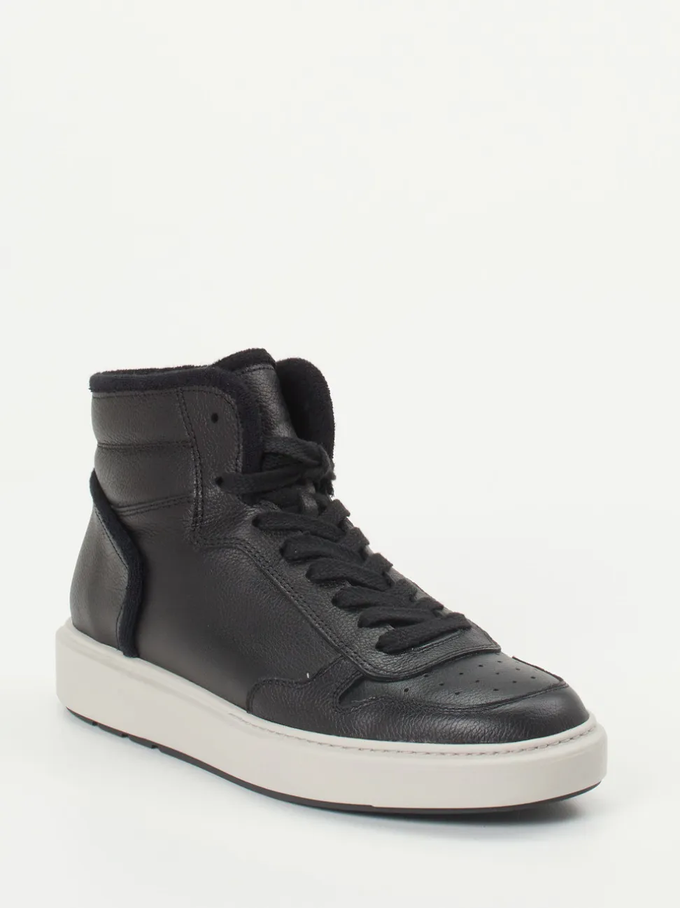 Paul Green – High-Top Sneaker aus Kalbleder Schwarz