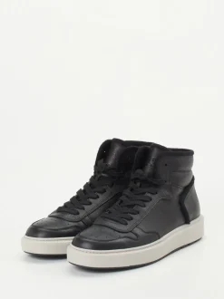 Paul Green – High-Top Sneaker aus Kalbleder Schwarz