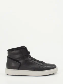 Paul Green – High-Top Sneaker aus Kalbleder Schwarz
