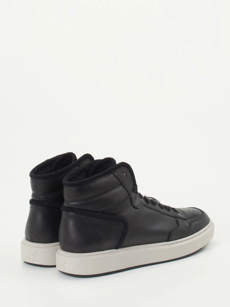 Paul Green – High-Top Sneaker aus Kalbleder Schwarz