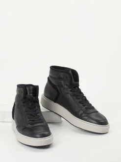 Paul Green – High-Top Sneaker aus Kalbleder Schwarz