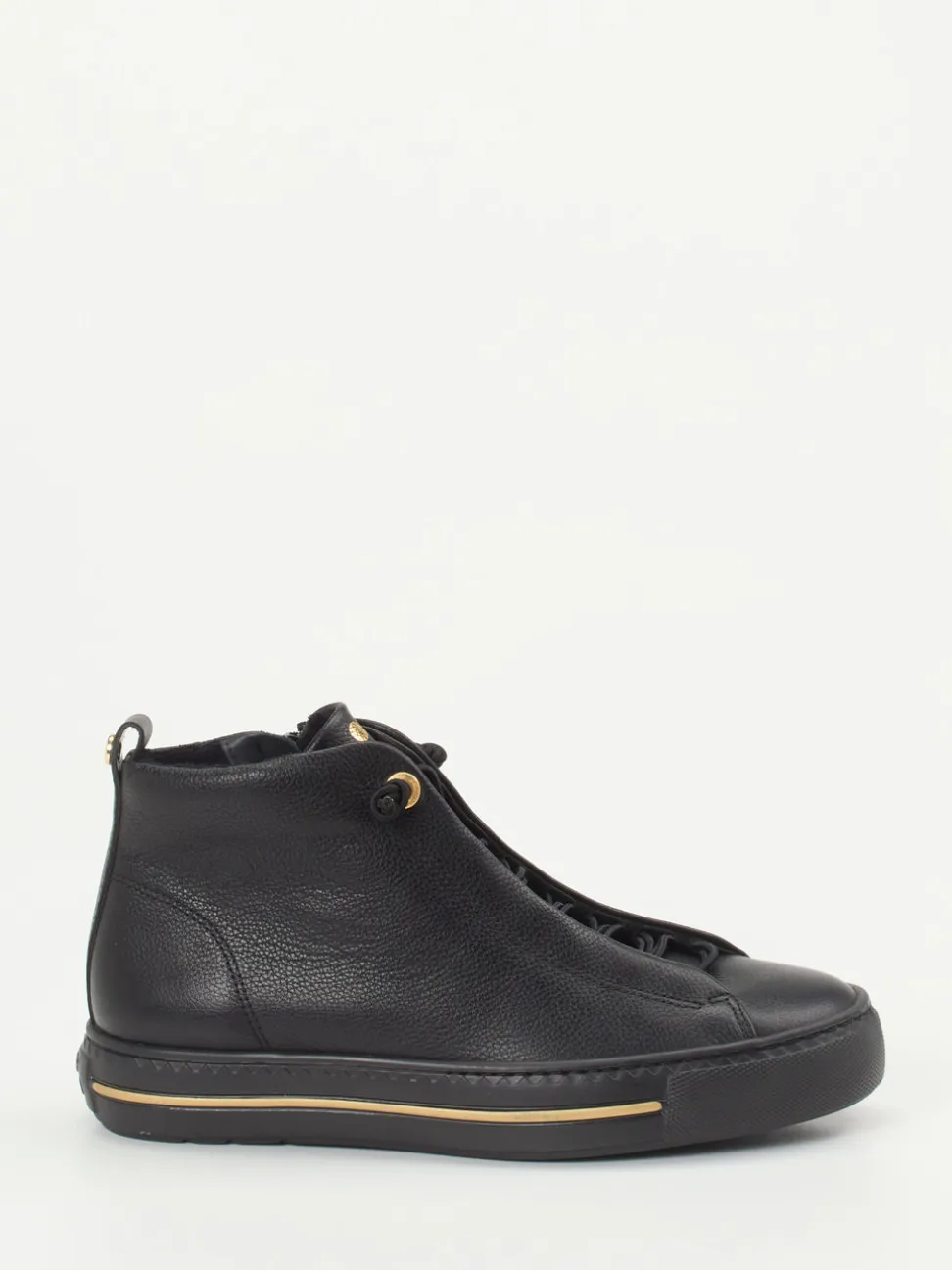 Paul Green – High-Top Sneaker aus Kalbleder schwarz