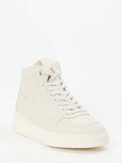 Paul Green – High-Top-Sneaker aus Leder cremeweiß