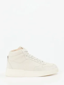 Paul Green – High-Top-Sneaker aus Leder cremeweiß