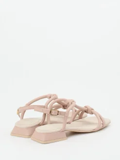 Paul Green – Knotensandalen aus Kalbleder Beige