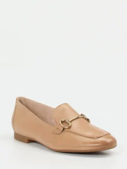 Paul Green – Loafer aus Kalbleder hellbraun