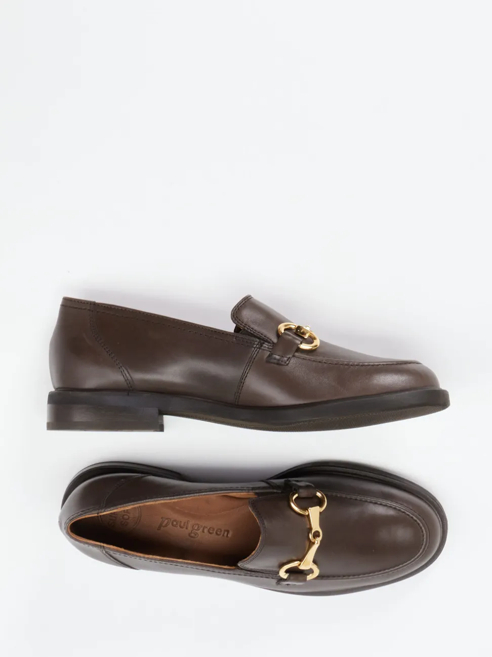 Paul Green – Loafer aus Kalbleder Dunkelbraun