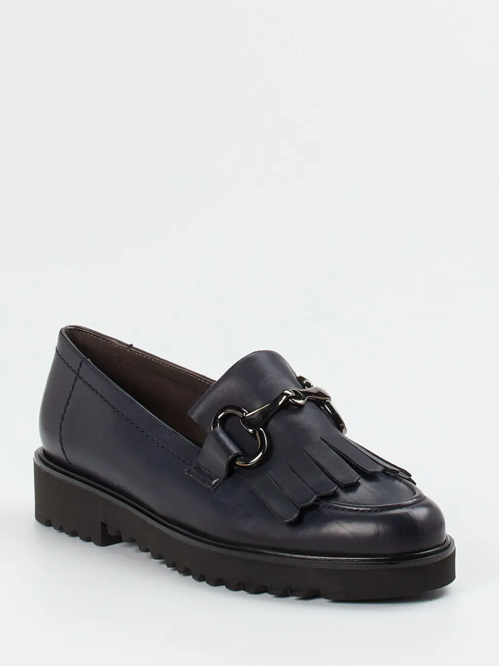 Paul Green – Loafer aus Kalbleder in Dunkelblau