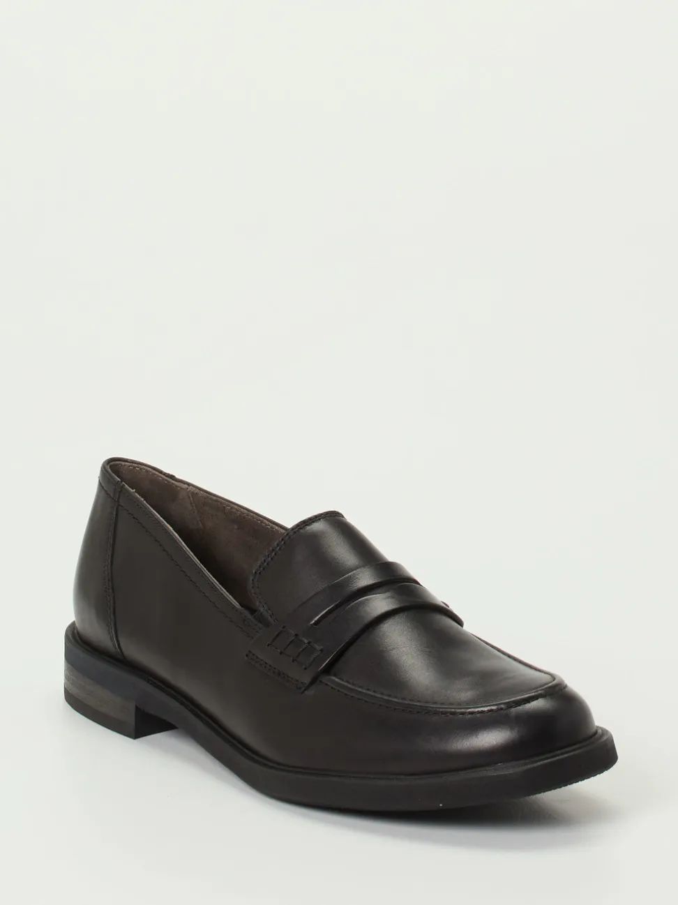 Paul Green – Loafer aus Kalbleder in Schwarz
