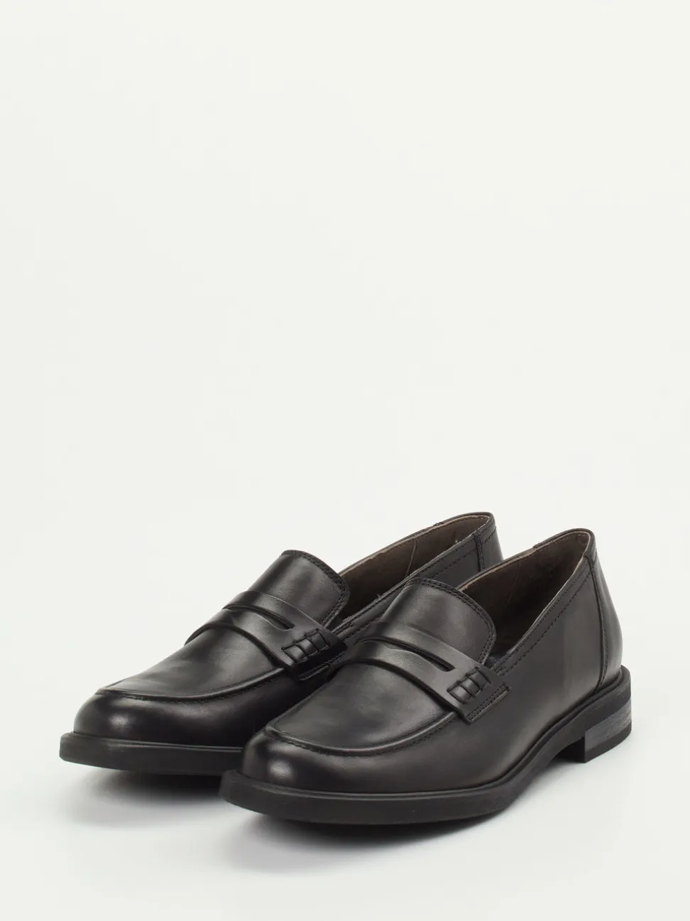 Paul Green – Loafer aus Kalbleder in Schwarz
