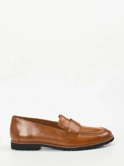 Paul Green – Loafer aus Kalbleder cognacfarben