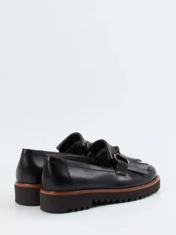Paul Green – Loafer aus Kalbleder in Schwarz