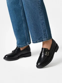 Paul Green – Loafer aus Kalbleder Schwarz
