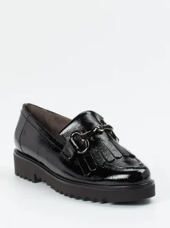 Paul Green – Loafer aus Lackleder in Schwarz