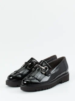 Paul Green – Loafer aus Lackleder in Schwarz