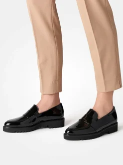 Paul Green – Loafer aus Lackleder in Schwarz