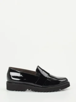 Paul Green – Loafer aus Lackleder in Schwarz